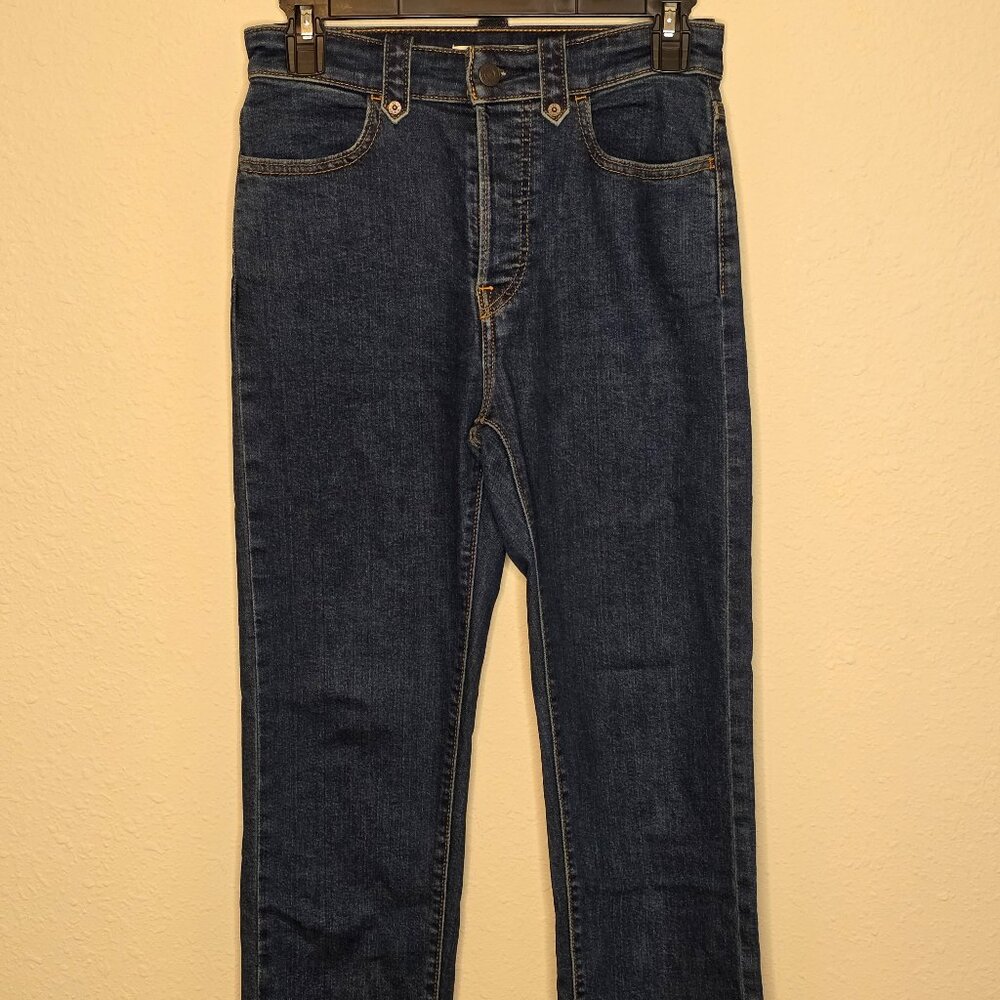 Levi's Wedgie Straight Leg Dark Denim Women's Jeans, Size 26"x28"
